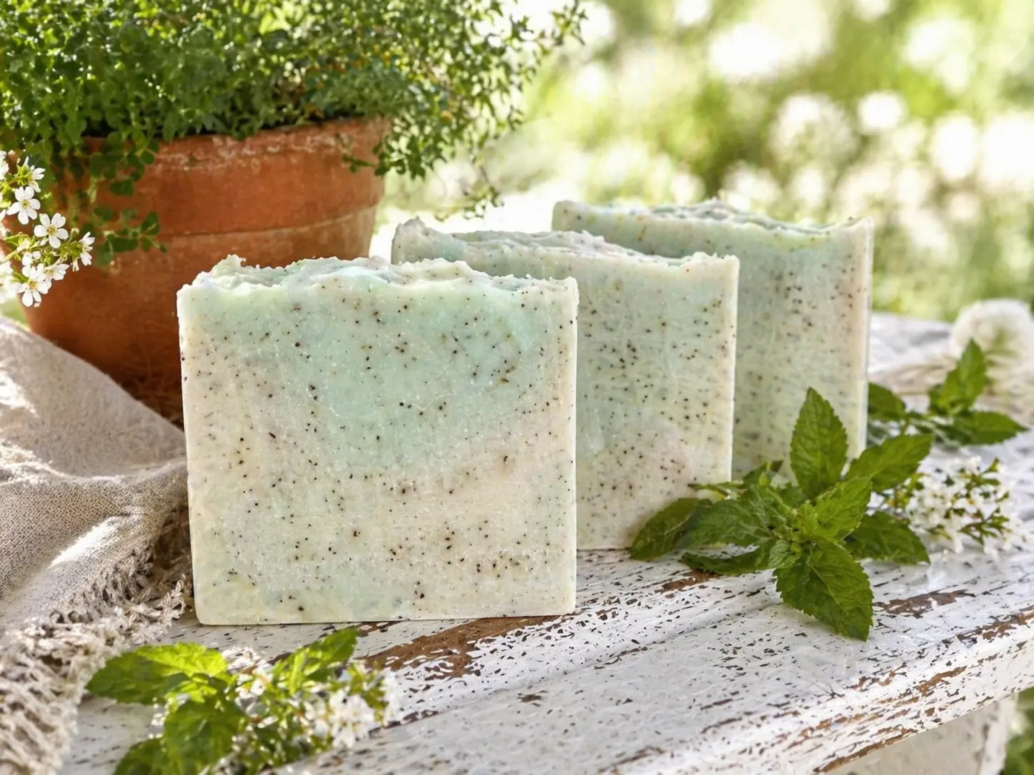 Mawmaw's Garden Fresh botanical herb cold process handmade soap