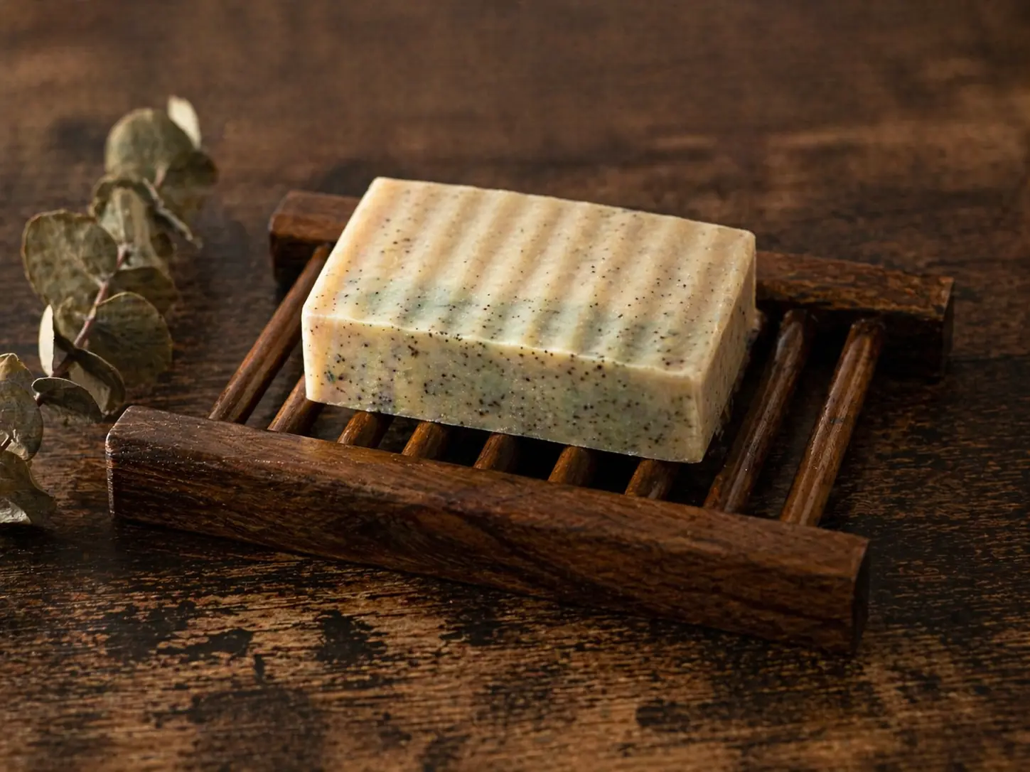 Mawmaw's handcrafted wooden soap dish holder for natural soap bars