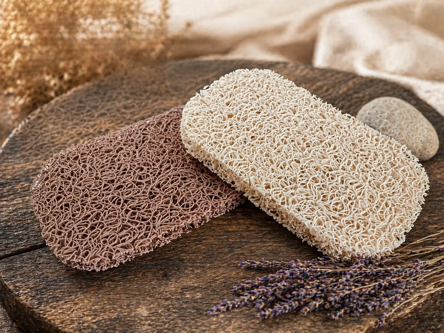 Mawmaw's soap saver mesh pads for handmade natural soaps